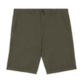 Organic Khaki - Front - Native Spirit Mens Chino Ticket Pocket Shorts