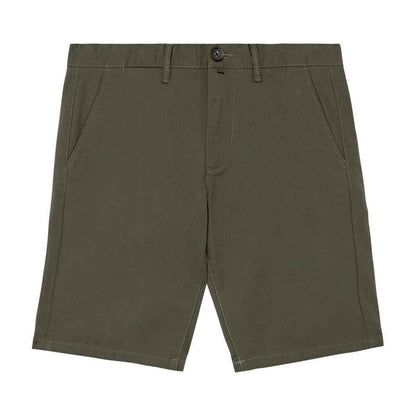 Organic Khaki - Front - Native Spirit Mens Chino Ticket Pocket Shorts