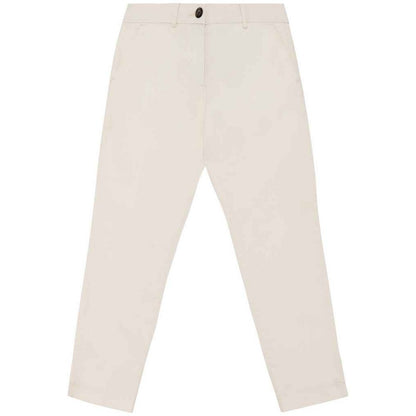 Ivory - Front - Native Spirit Womens-Ladies Chino Trousers