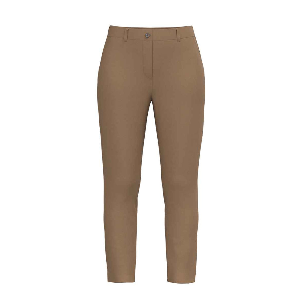 Dark Camel - Front - Native Spirit Womens-Ladies Chino Trousers