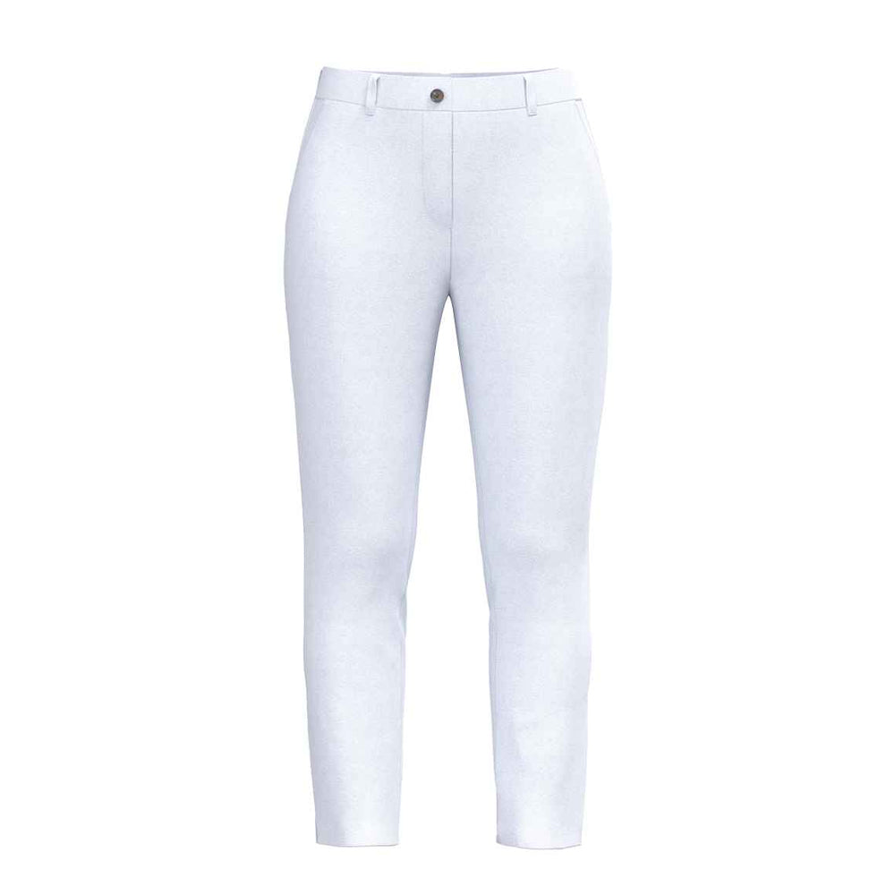 White - Front - Native Spirit Womens-Ladies Chino Trousers