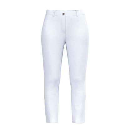 White - Front - Native Spirit Womens-Ladies Chino Trousers