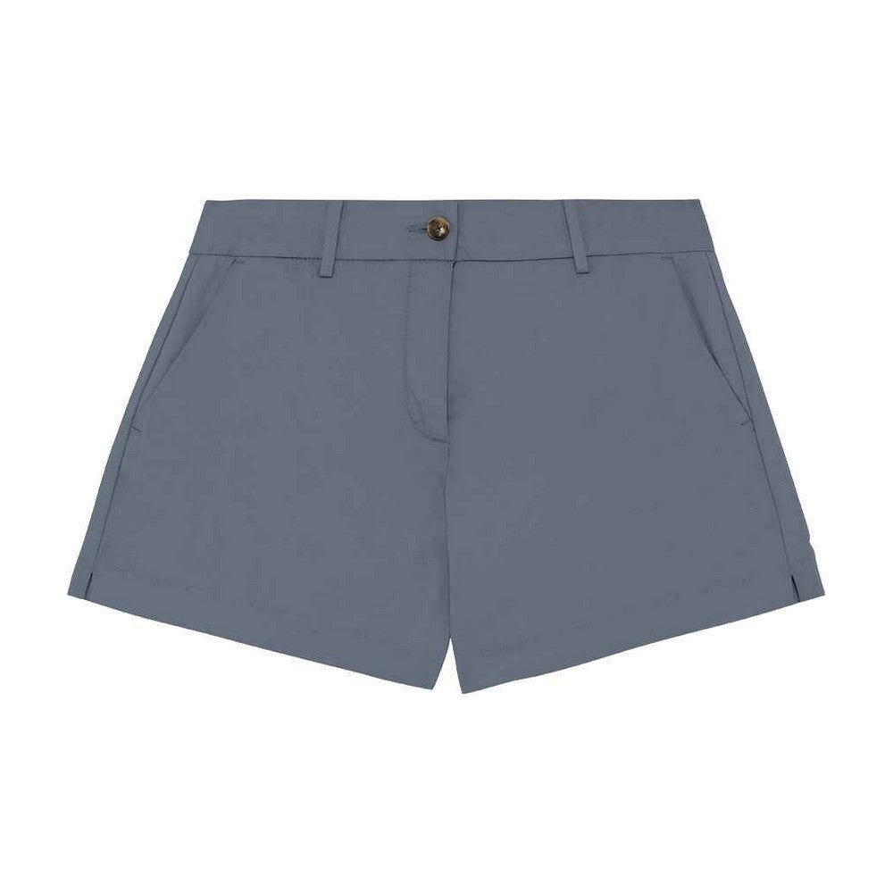 Mineral Grey - Front - Native Spirit Womens-Ladies Chino Shorts