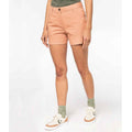 Peach - Back - Native Spirit Womens-Ladies Chino Shorts