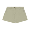 Almond Green - Front - Native Spirit Womens-Ladies Chino Shorts