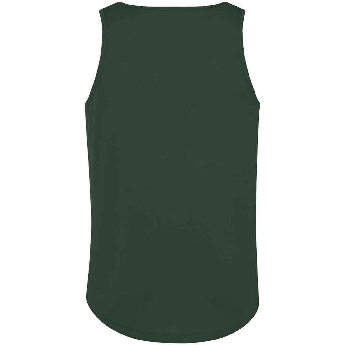 Bottle Green - Back - AWDis Cool Mens Vest Top
