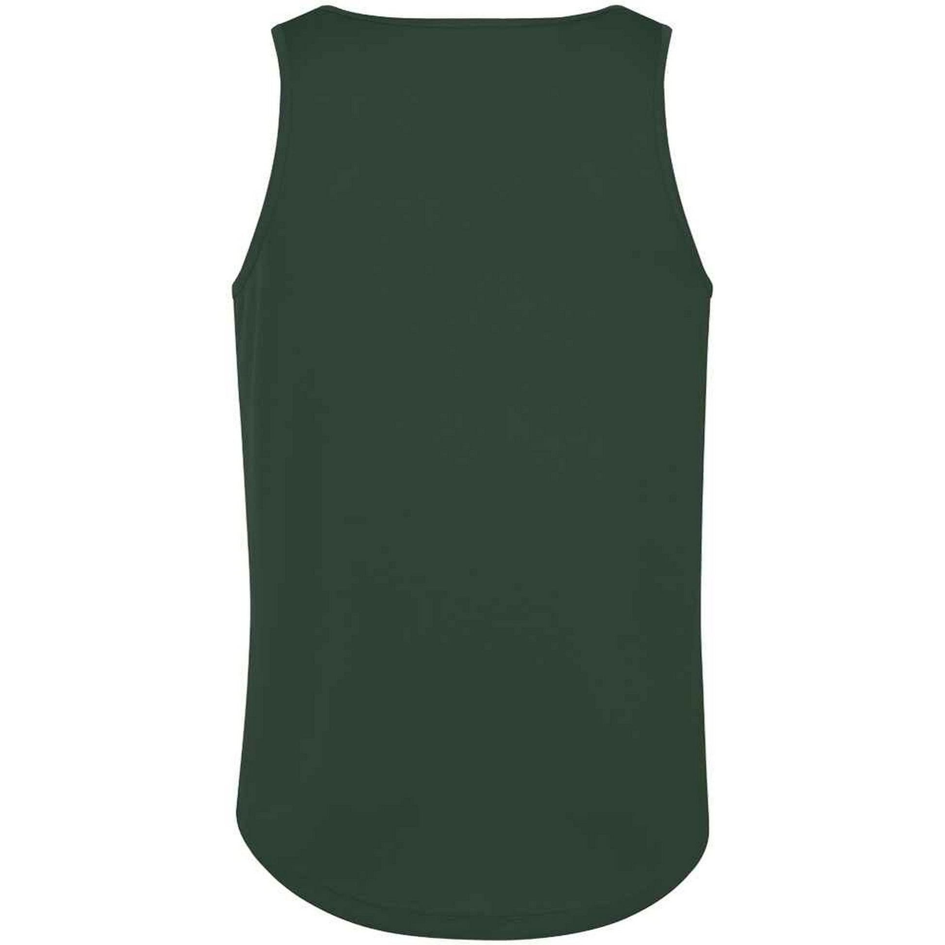 Bottle Green - Back - AWDis Cool Mens Vest Top