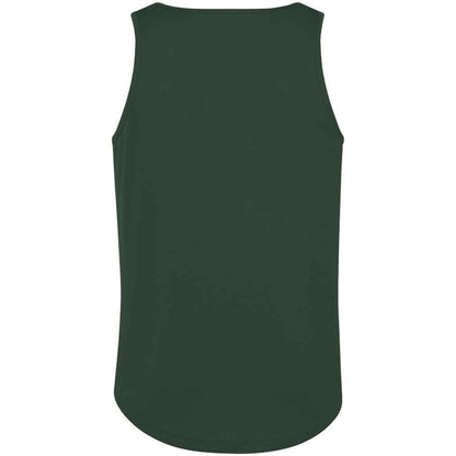 Bottle Green - Back - AWDis Cool Mens Vest Top