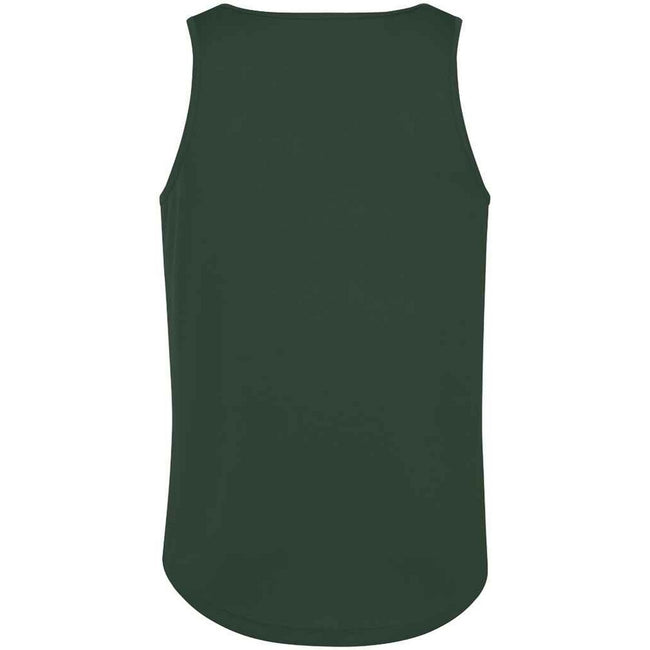 Bottle Green - Back - AWDis Cool Mens Vest Top