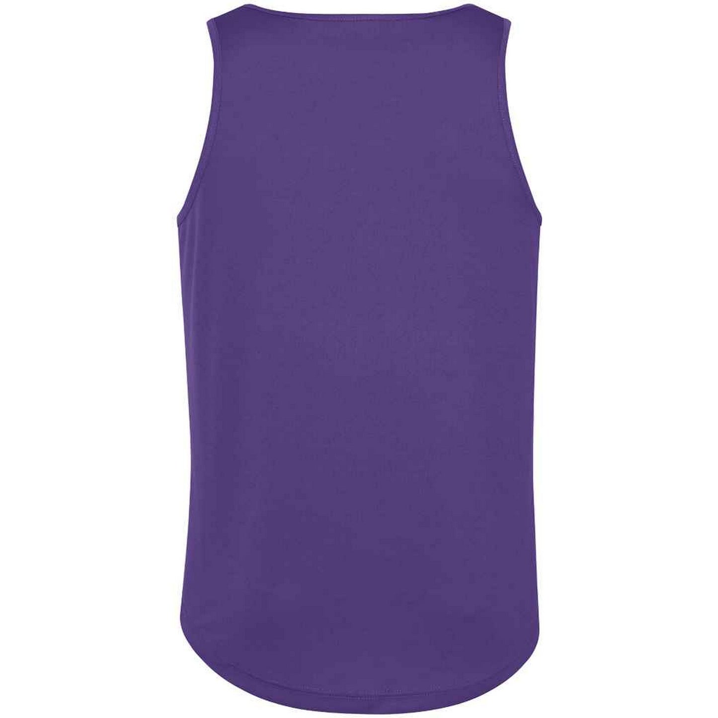 Purple - Back - AWDis Cool Mens Vest Top