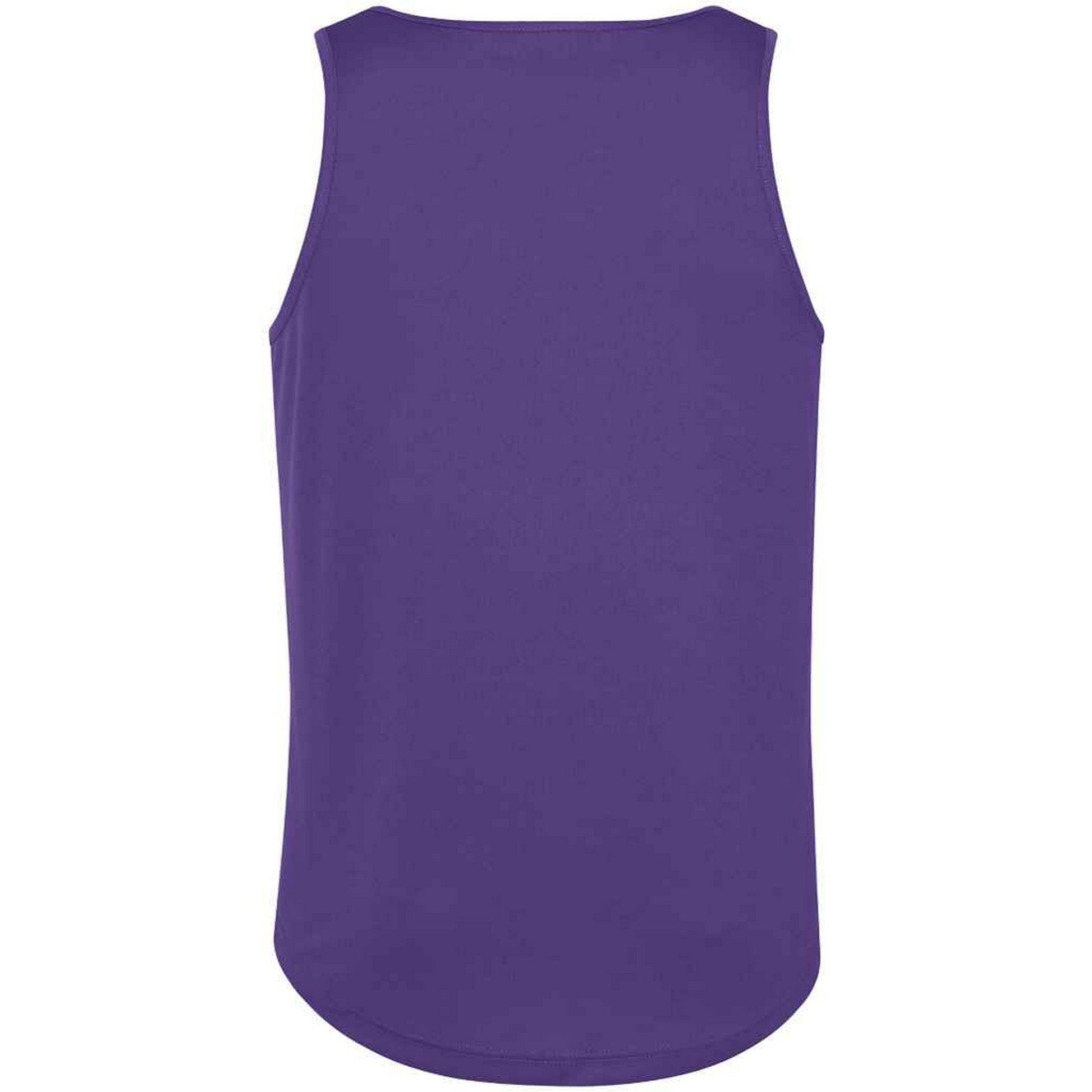 Purple - Back - AWDis Cool Mens Vest Top
