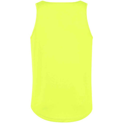 Electric Yellow - Back - AWDis Cool Mens Vest Top