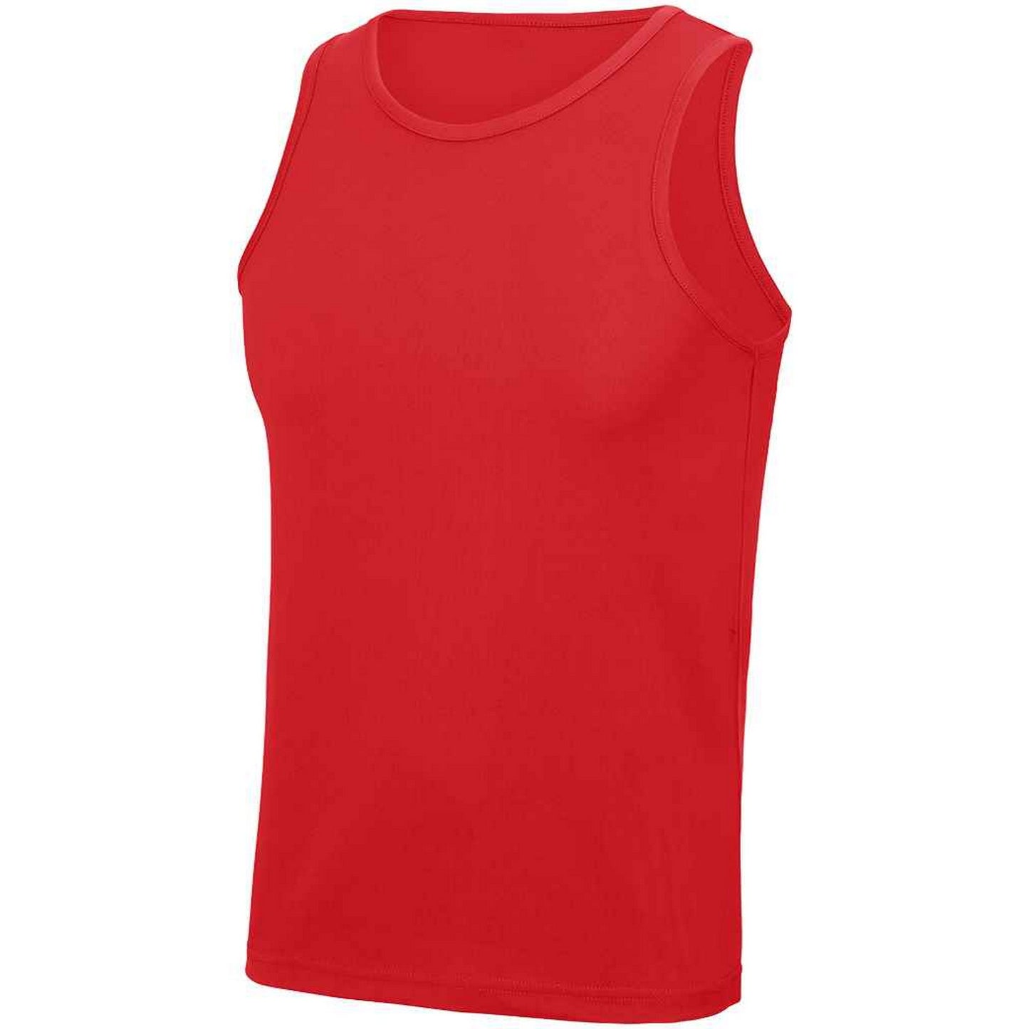 Fire Red - Front - AWDis Cool Mens Vest Top