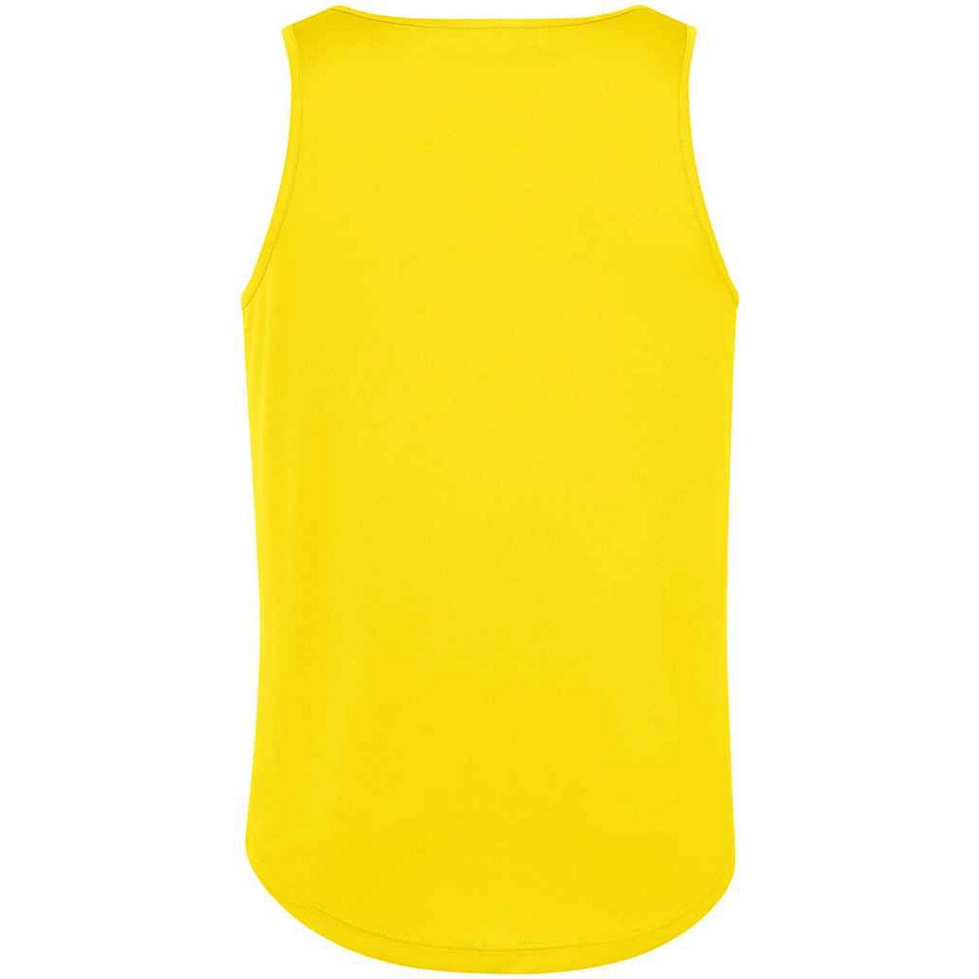 Sun Yellow - Back - AWDis Cool Mens Vest Top