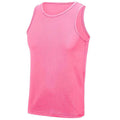 Electric Pink - Front - AWDis Cool Mens Vest Top
