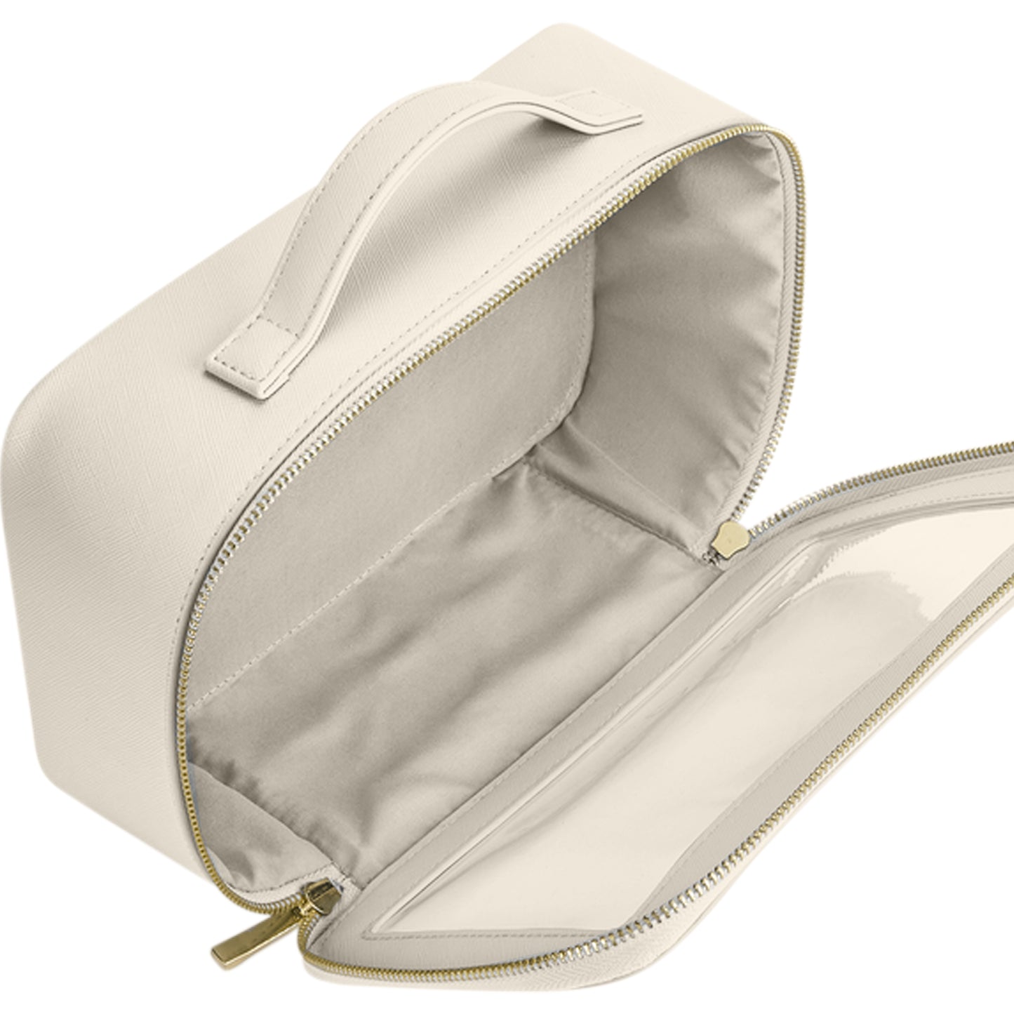 Oyster - Side - Bagbase Boutique Clear Toiletry Bag