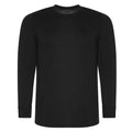 Black - Front - PRO RTX Mens Pro Long-Sleeved T-Shirt