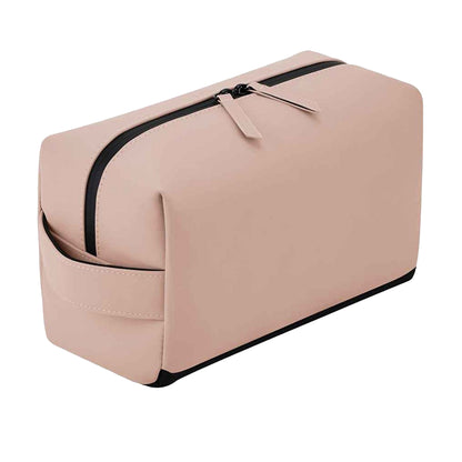 Nude Pink - Front - Bagbase Matte PU Toiletry Bag