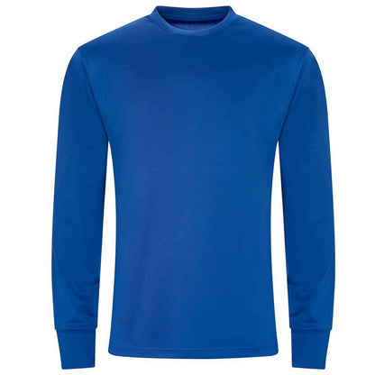 Royal Blue - Front - AWDis Cool Mens Long-Sleeved Active T-Shirt