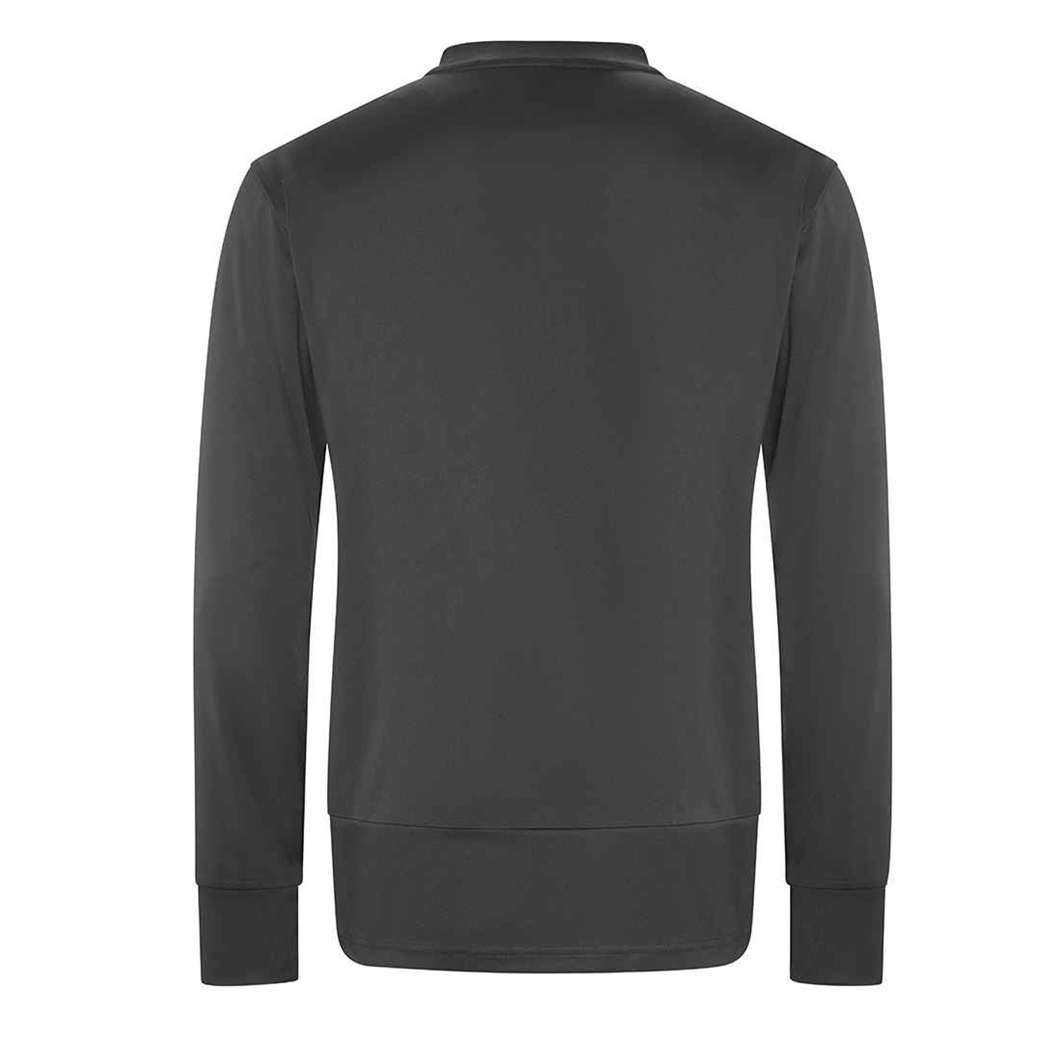 Charcoal - Back - AWDis Cool Mens Long-Sleeved Active T-Shirt