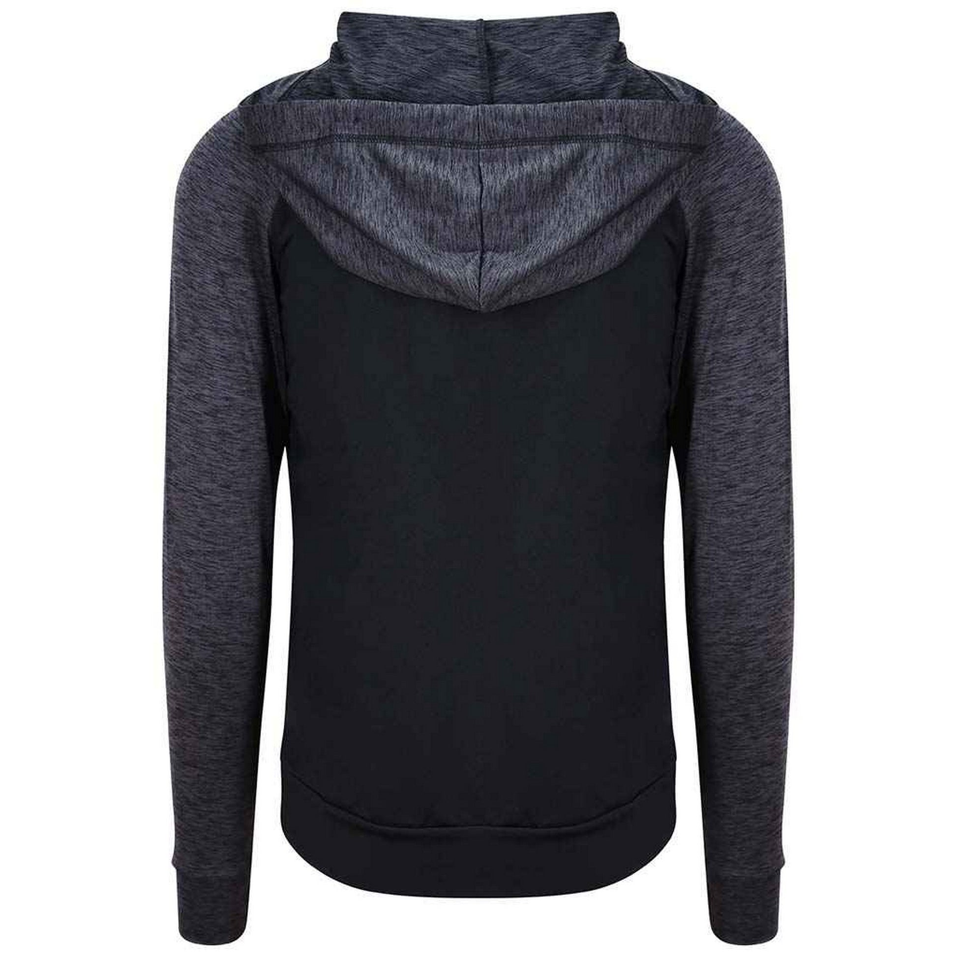 Black-Black Slate - Side - AWDis Cool Mens Full Zip Hoodie
