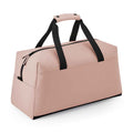 Nude Pink - Front - Bagbase Weekender Matte PU Duffle Bag