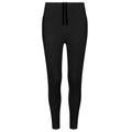 Jet Black - Front - AWDis Cool Womens-Ladies Tech Recycled Leggings