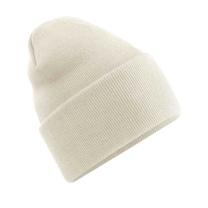 Almond - Front - Beechfield Unisex Adult Original Recycled Deep Cuffed Beanie