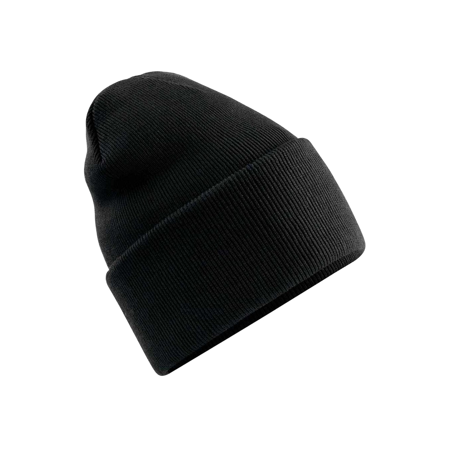 Black - Front - Beechfield Unisex Adult Original Recycled Deep Cuffed Beanie