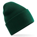 Bottle Green - Front - Beechfield Unisex Adult Original Recycled Deep Cuffed Beanie