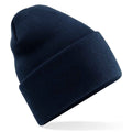 French Navy - Front - Beechfield Unisex Adult Original Recycled Deep Cuffed Beanie