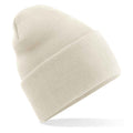 Almond - Front - Beechfield Unisex Adult Original Recycled Deep Cuffed Beanie