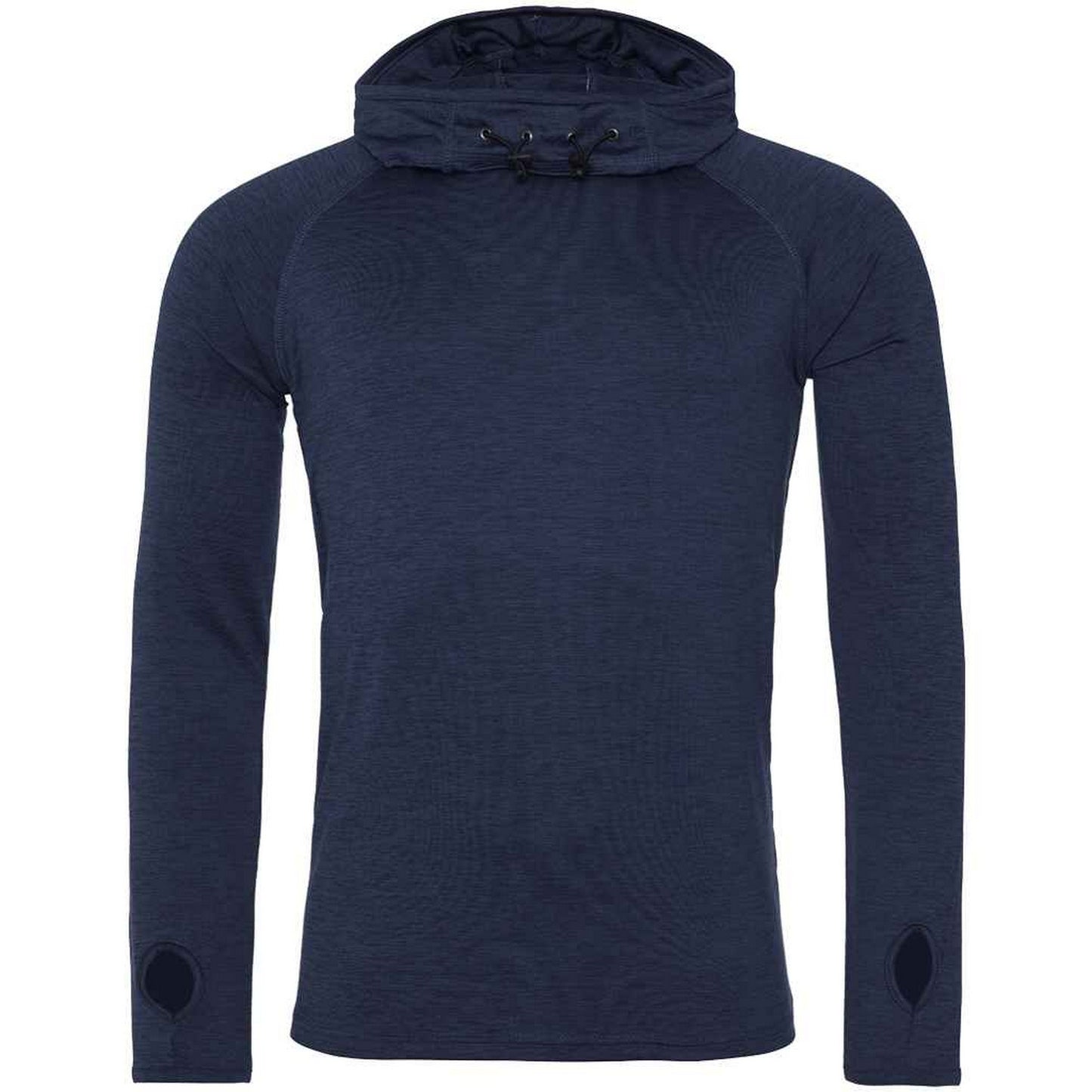 Navy Melange - Front - Awdis Mens Just Cool Cowl Neck Top