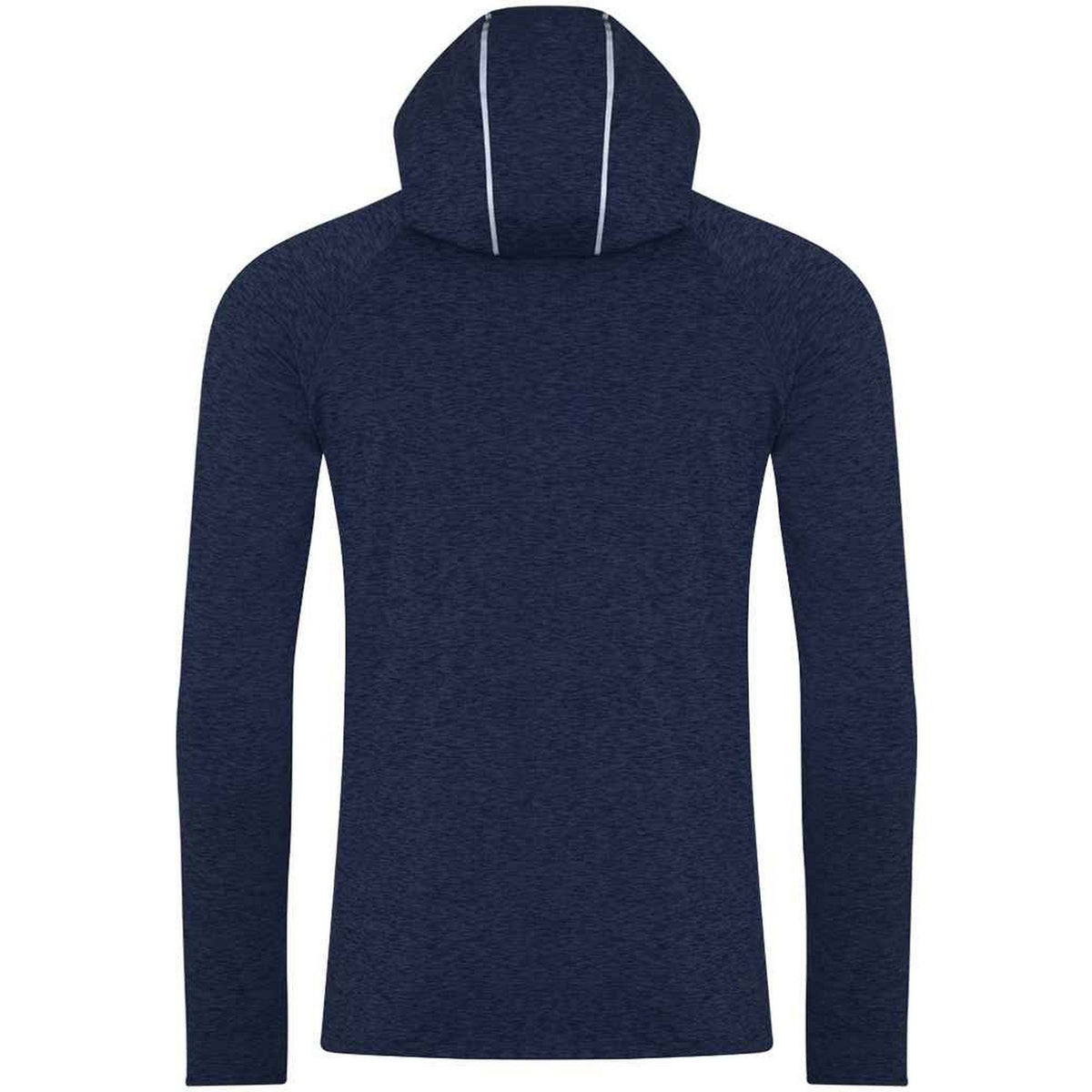 Navy Melange - Back - Awdis Mens Just Cool Cowl Neck Top