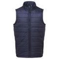 Navy - Front - Premier Mens Recyclight Padded Gilet