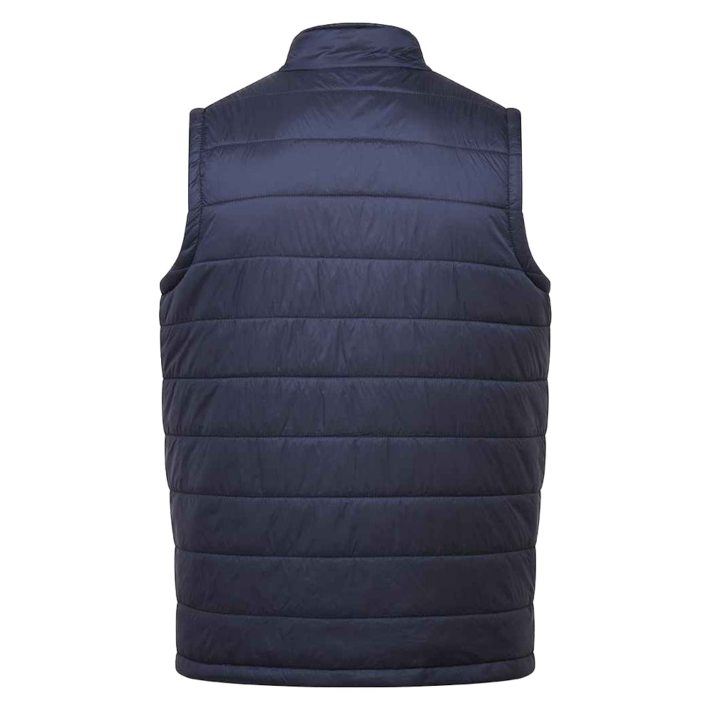 Navy - Back - Premier Mens Recyclight Padded Gilet