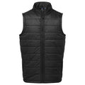 Black - Front - Premier Mens Recyclight Padded Gilet