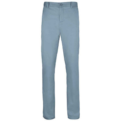 Creamy Dark Blue - Front - SOLS Mens Jared Stretch Slim Suit Trousers