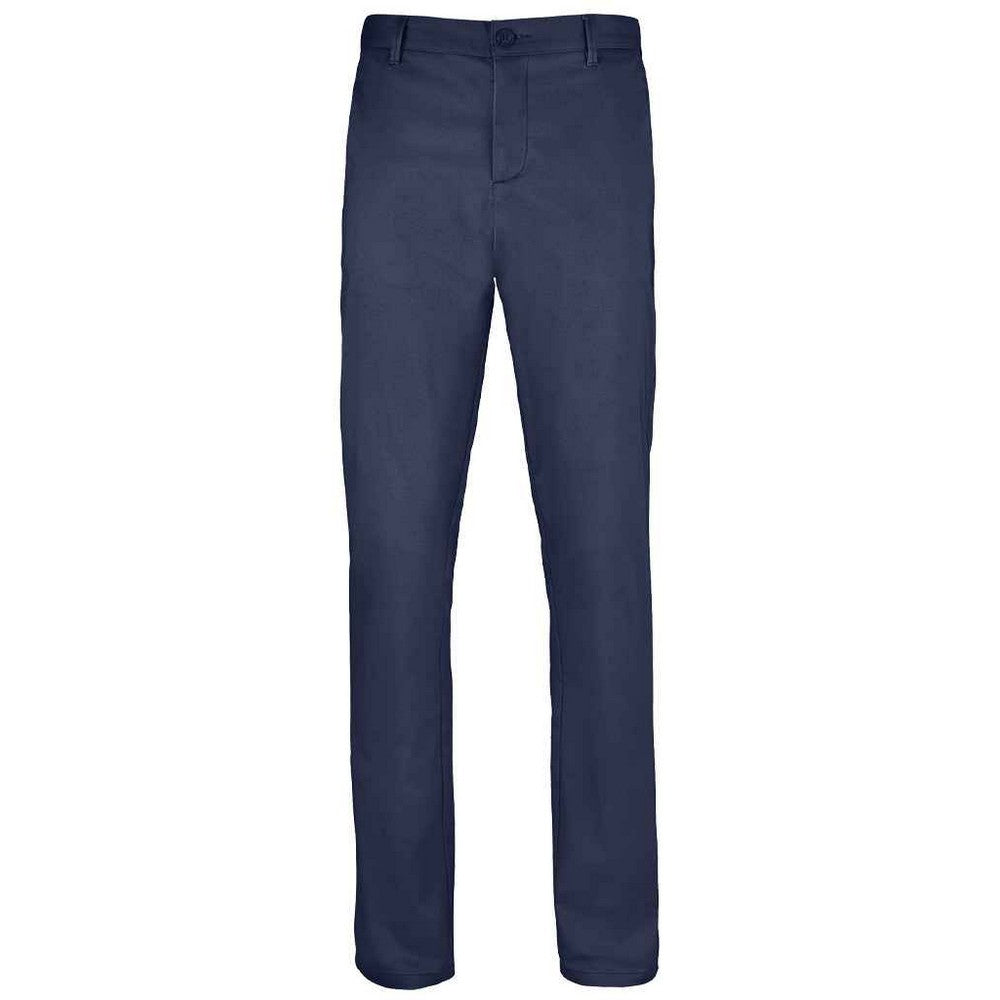 French Navy - Front - SOLS Mens Jared Stretch Slim Suit Trousers