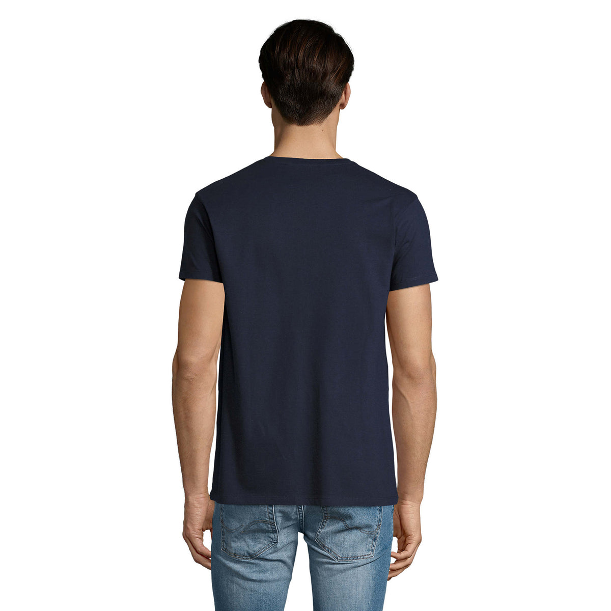 French Navy - Pack Shot - SOLS Mens Imperial V Neck T-Shirt