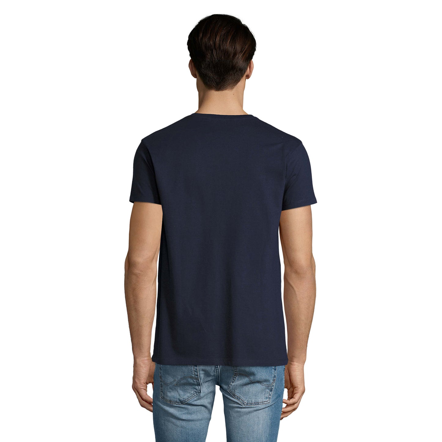 French Navy - Pack Shot - SOLS Mens Imperial V Neck T-Shirt