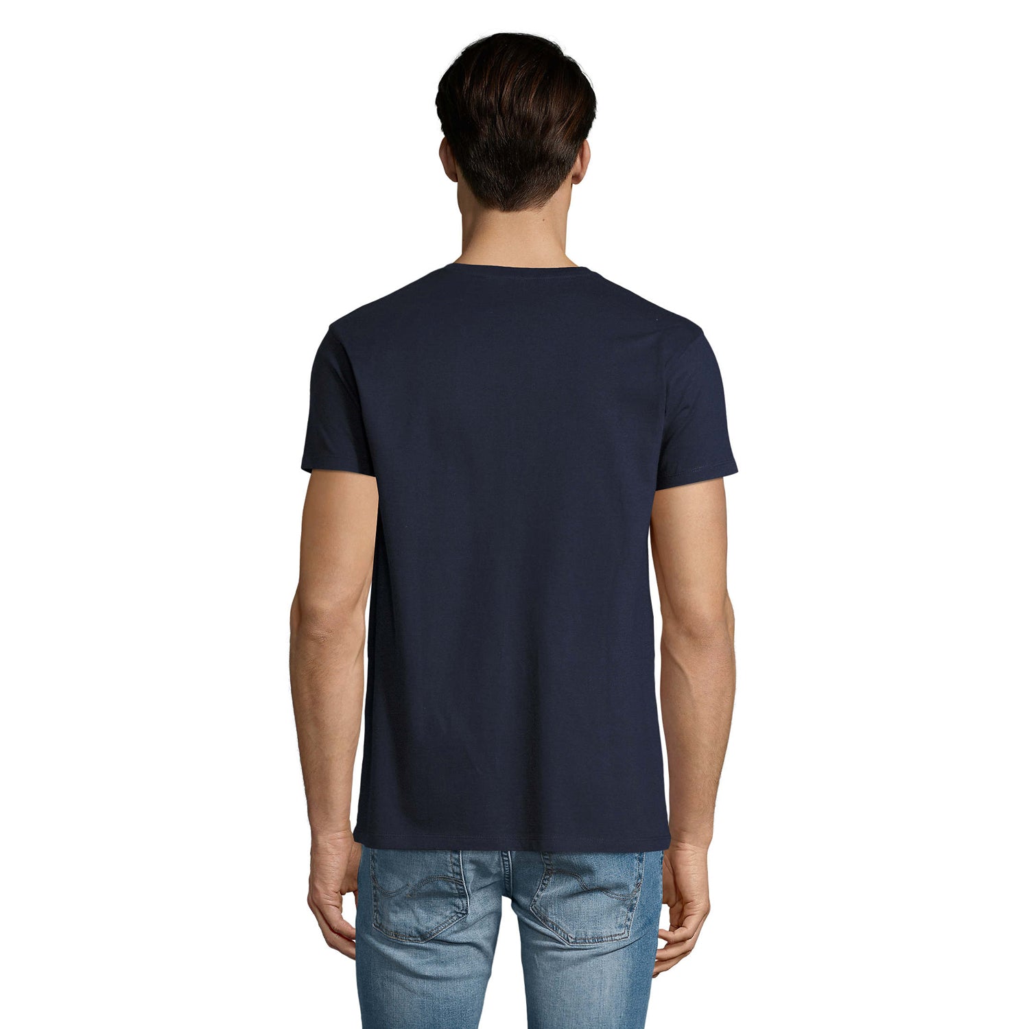 French Navy - Pack Shot - SOLS Mens Imperial V Neck T-Shirt