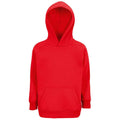 Red - Front - SOLS Childrens-Kids Stellar Organic Hoodie