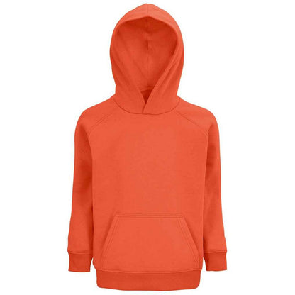 Burnt Orange - Front - SOLS Childrens-Kids Stellar Organic Hoodie