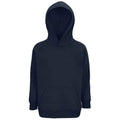 French Navy - Front - SOLS Childrens-Kids Stellar Organic Hoodie