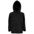 Black - Front - SOLS Childrens-Kids Stellar Organic Hoodie