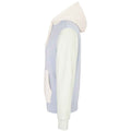 Creamy Blue - Back - SOLS Unisex Adult Collins Contrast Organic Hoodie