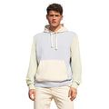 Creamy Blue - Side - SOLS Unisex Adult Collins Contrast Organic Hoodie