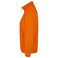 Orange - Back - SOLS Womens-Ladies Factor Microfleece Recycled Fleece Jacket