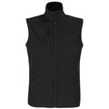 Black - Front - SOLS Womens-Ladies Falcon Softshell Recycled Body Warmer